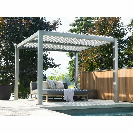 GAZEBO PENGUIN Vikos 10 x10 Aluminum stand alone Pergola PA1010